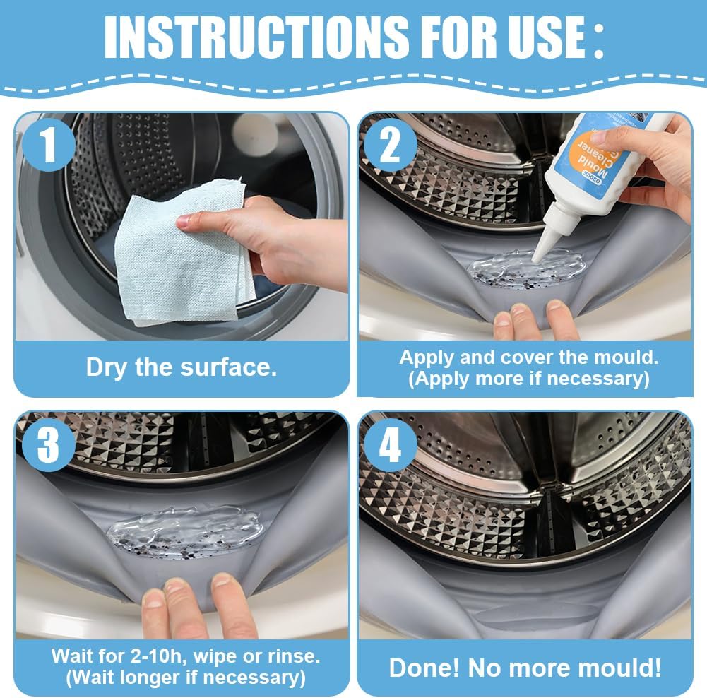 OSDUE Gel Anti-Moisissures 150g - Élimination Express et Efficace pour Pièces Humides - Description