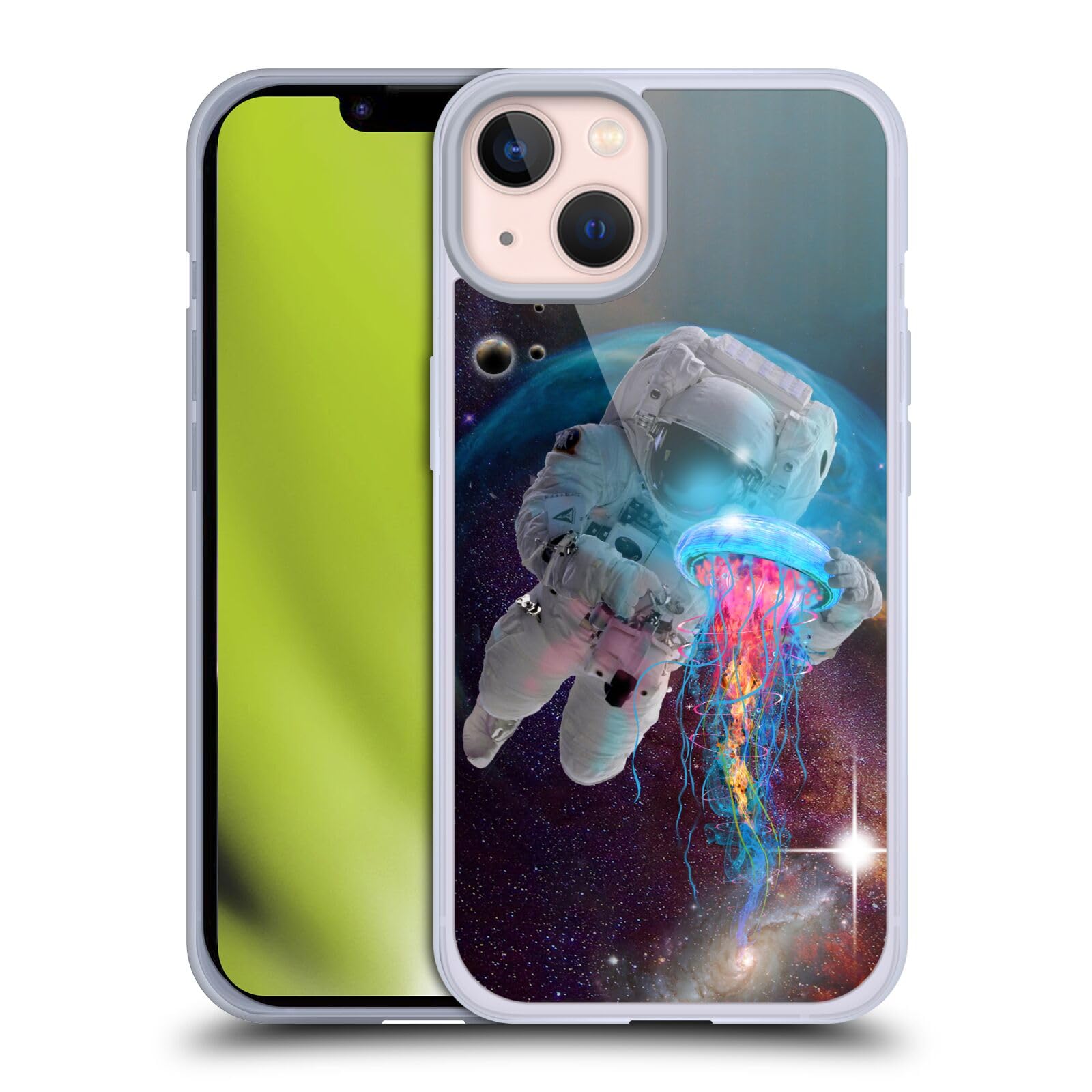 Funda gel suave Apple iPhone 13 Dave Loblaw Astronauta protector 7
