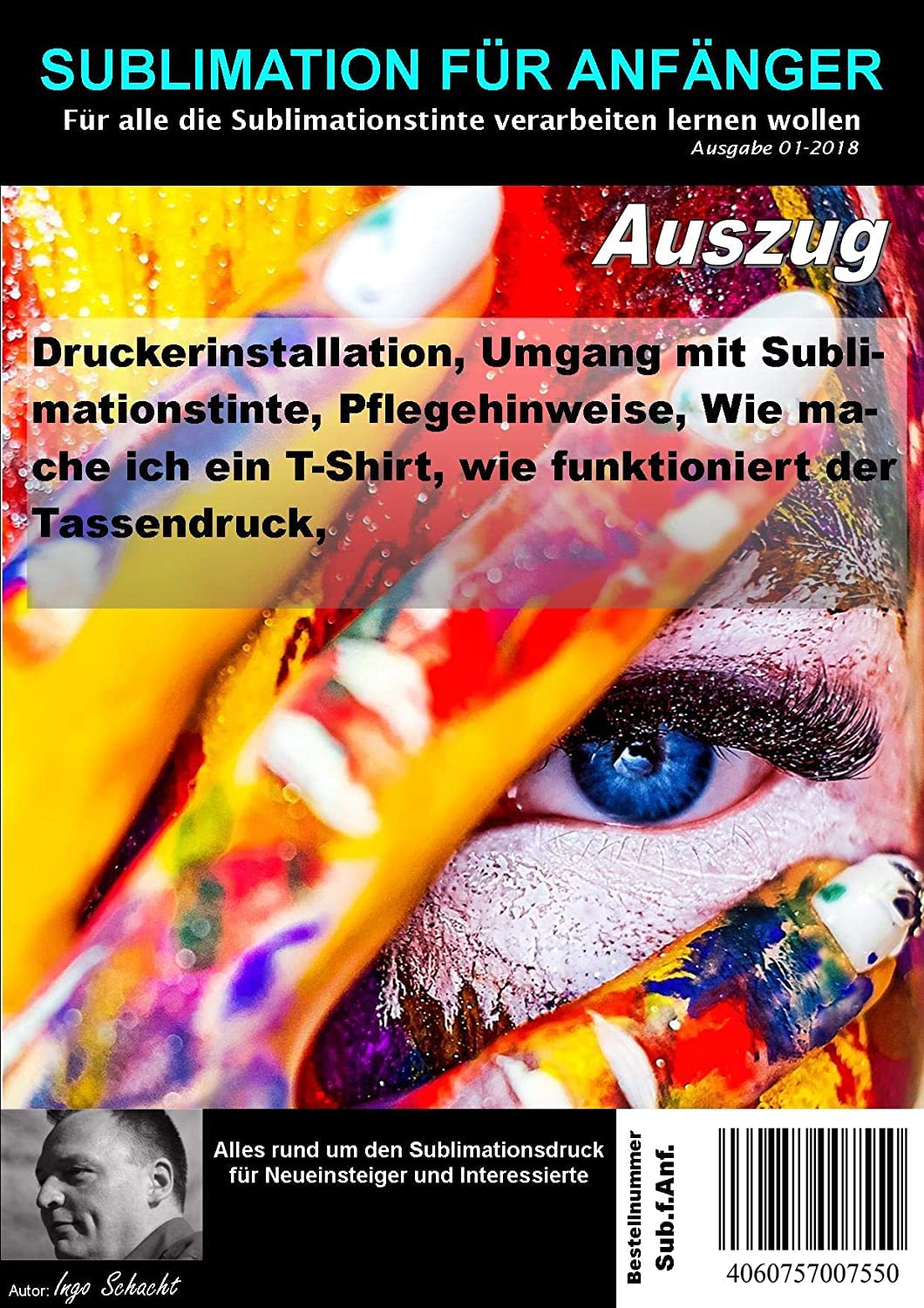 Sublimationsstarterpaket für Tankdrucker ET-2870 - GIC Sublimationstinte, GIC Sublimationspapier + ICC Profil