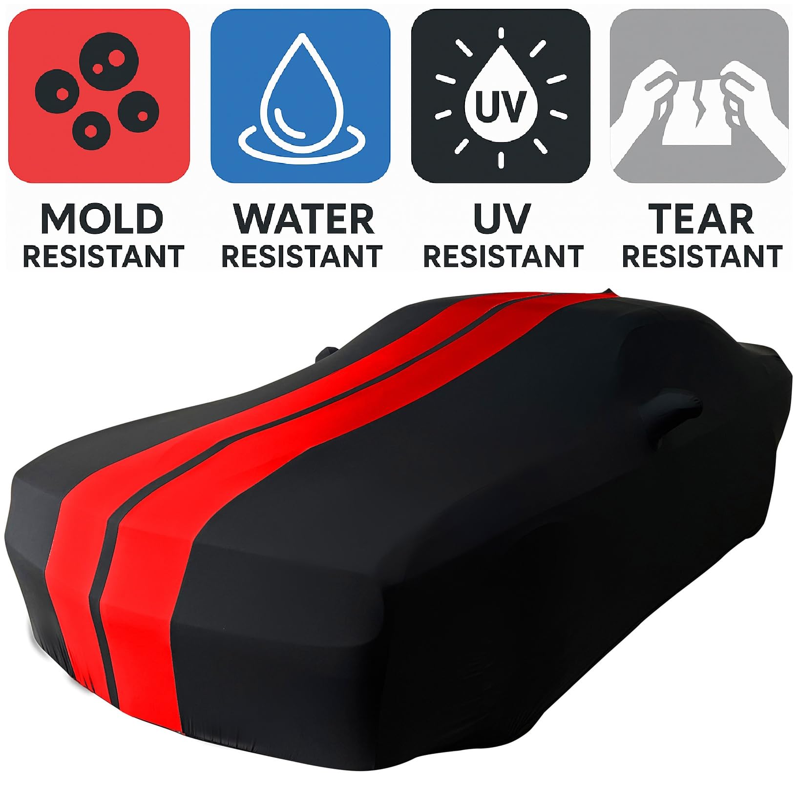 Dodge Challenger Custom Fit Car Cover - Indoor Ultraguard Stretch Satin - Protect from Dust - The Ultimate — view 2