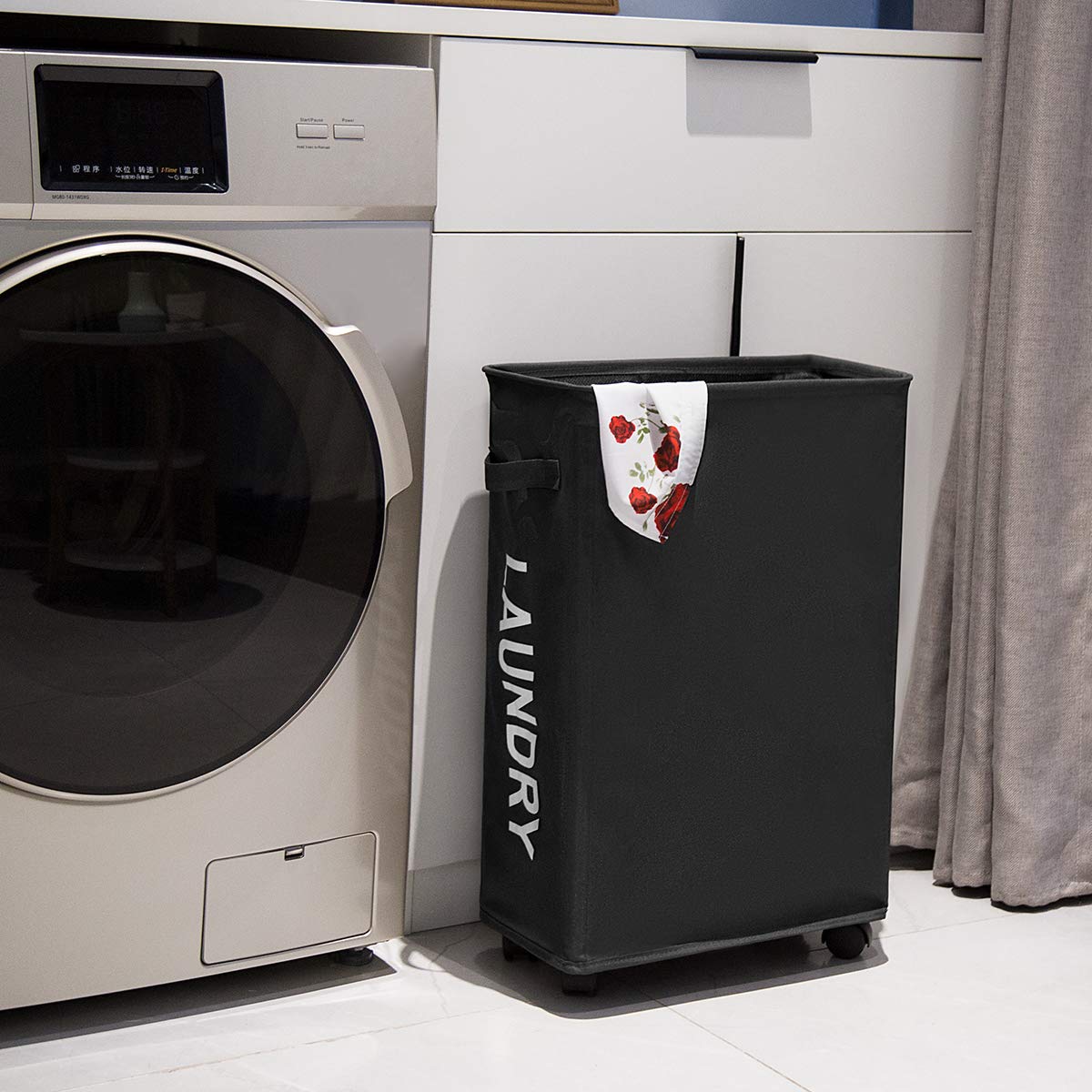 Buy WOWLIVE Slim Laundry Basket Small Washing Basket Foldable Laundry