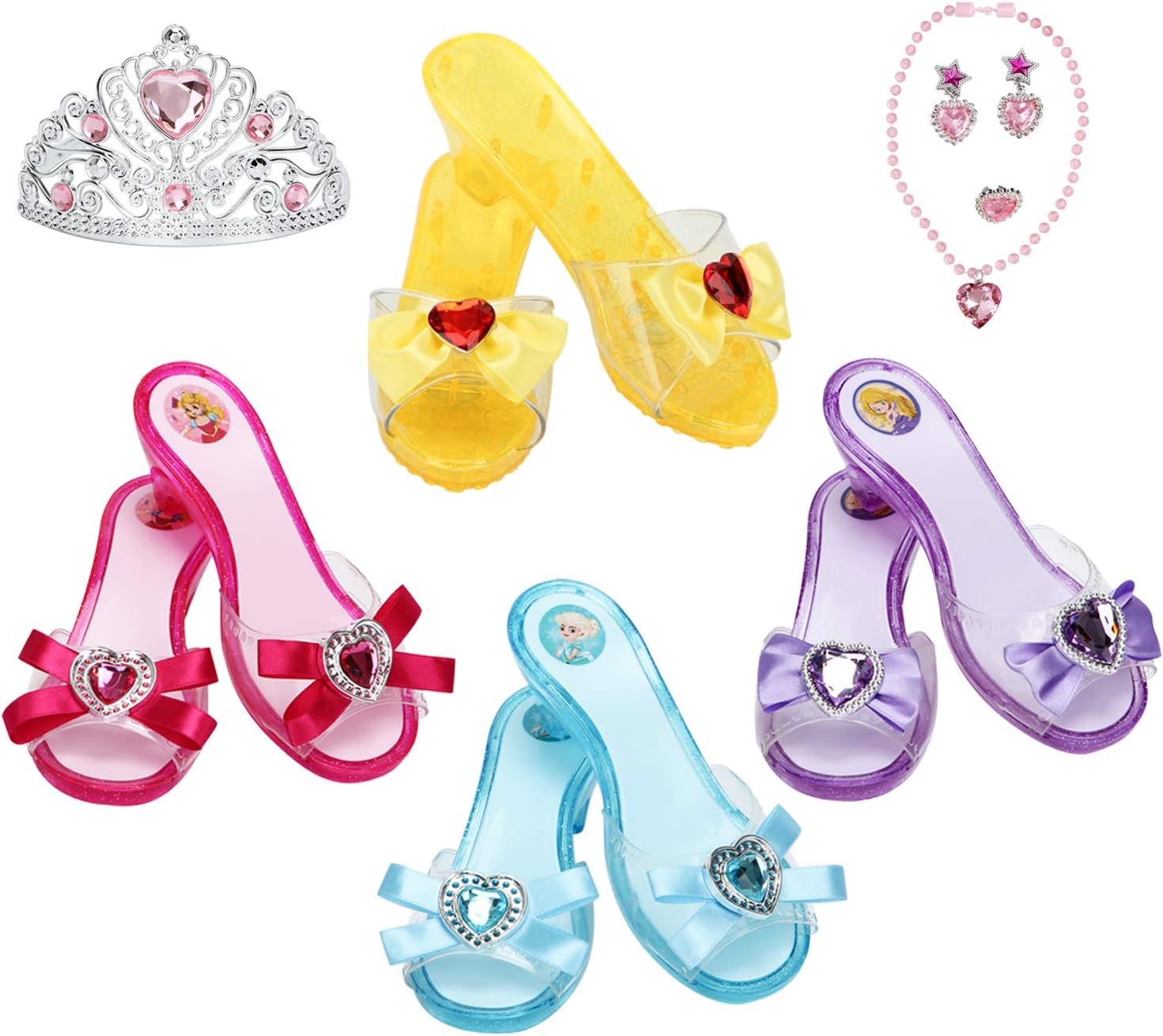 Buy Fedio Girls Princess Dress up Shoes Role Play Collection Shoes Set