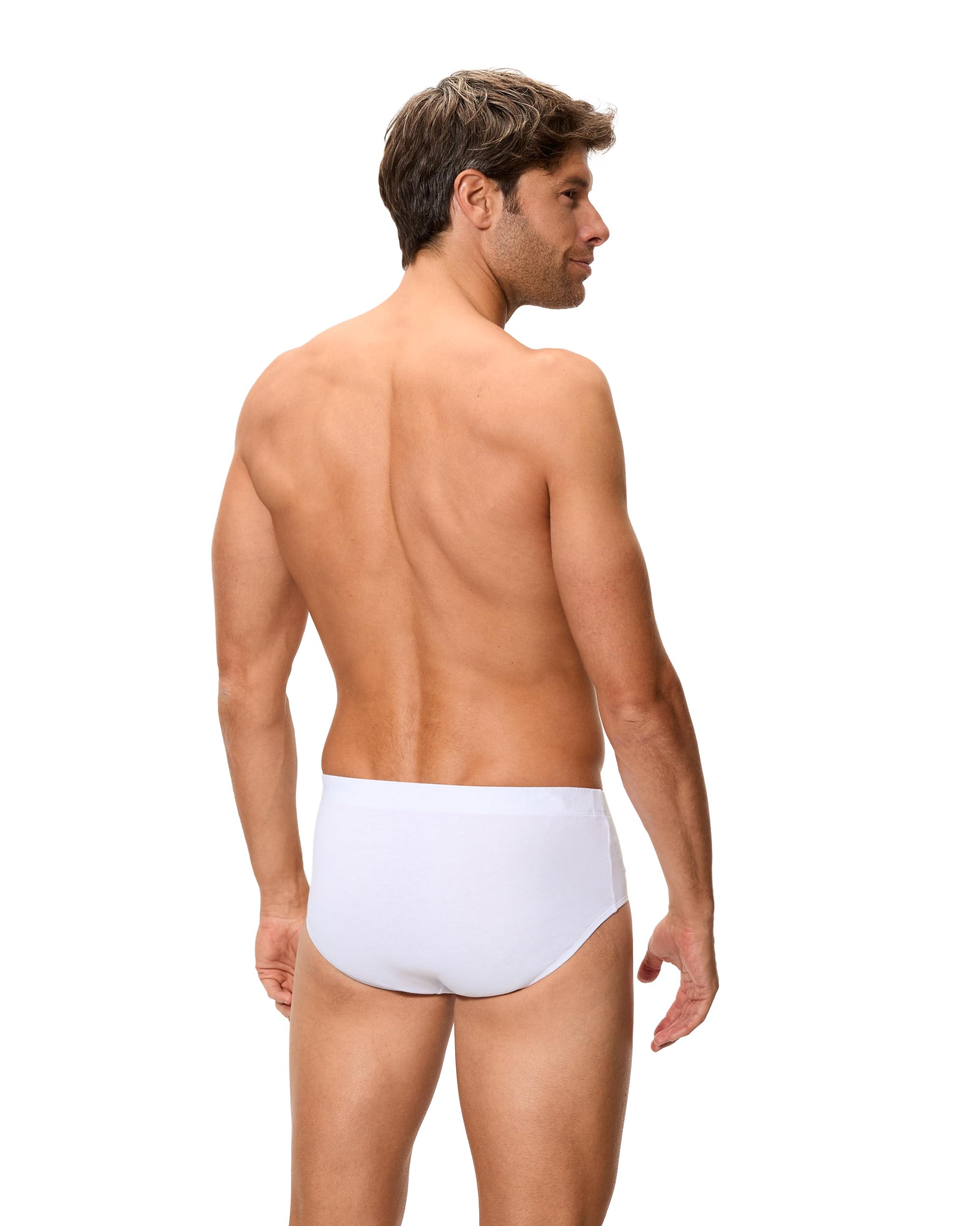 Abanderado Pack Slip Esenciales Algodón 100% Slip Abierto Hombre (Pack de 4)