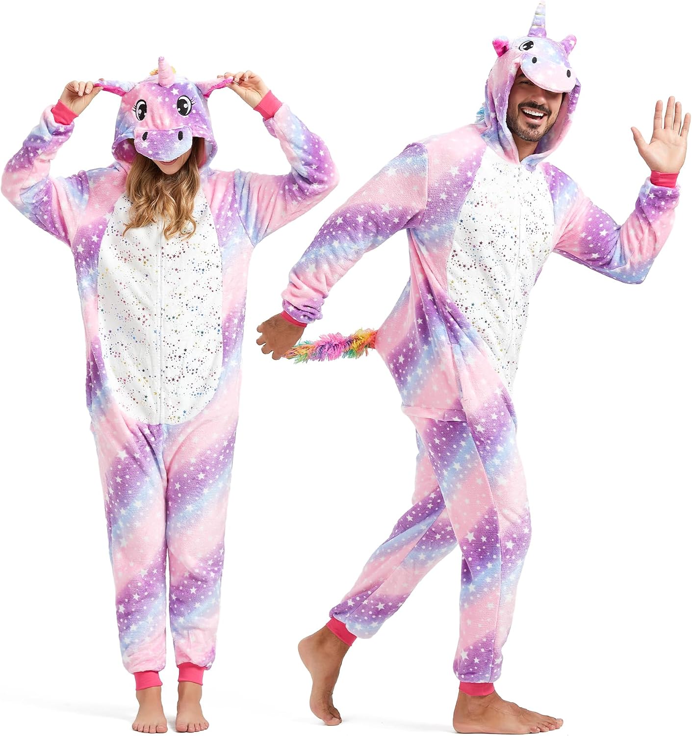 SISKIN Animal Onesie Adult - Onesies Pajamas for Women Men Couples Halloween Cosplay Costumes Animal