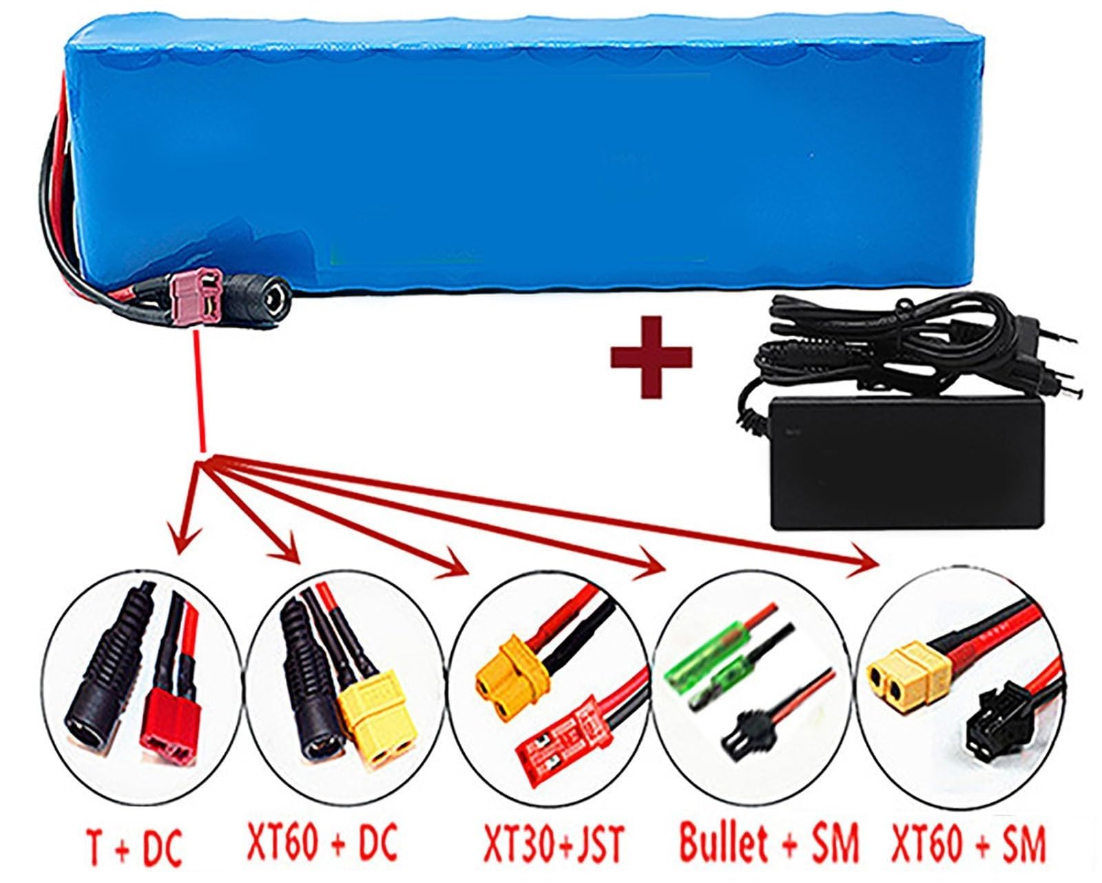 36V 9Ah Ebike Batterie, 36V 9Ah Elektroroller-Akku 36V 9AH Elektrofahrrad Batterie 36V Roller-Akku eingebauter BMS wasserdichter PVC-Akku für 100W ~350W Motor Mit Ladegerät