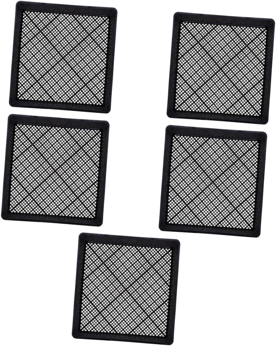 Mikikit 5pcs Plant Germination Trays for Gardening Nursery Sowing Trays for Sprouting Vegetables and Herbs Versatile for Indoor and Outdoor Use