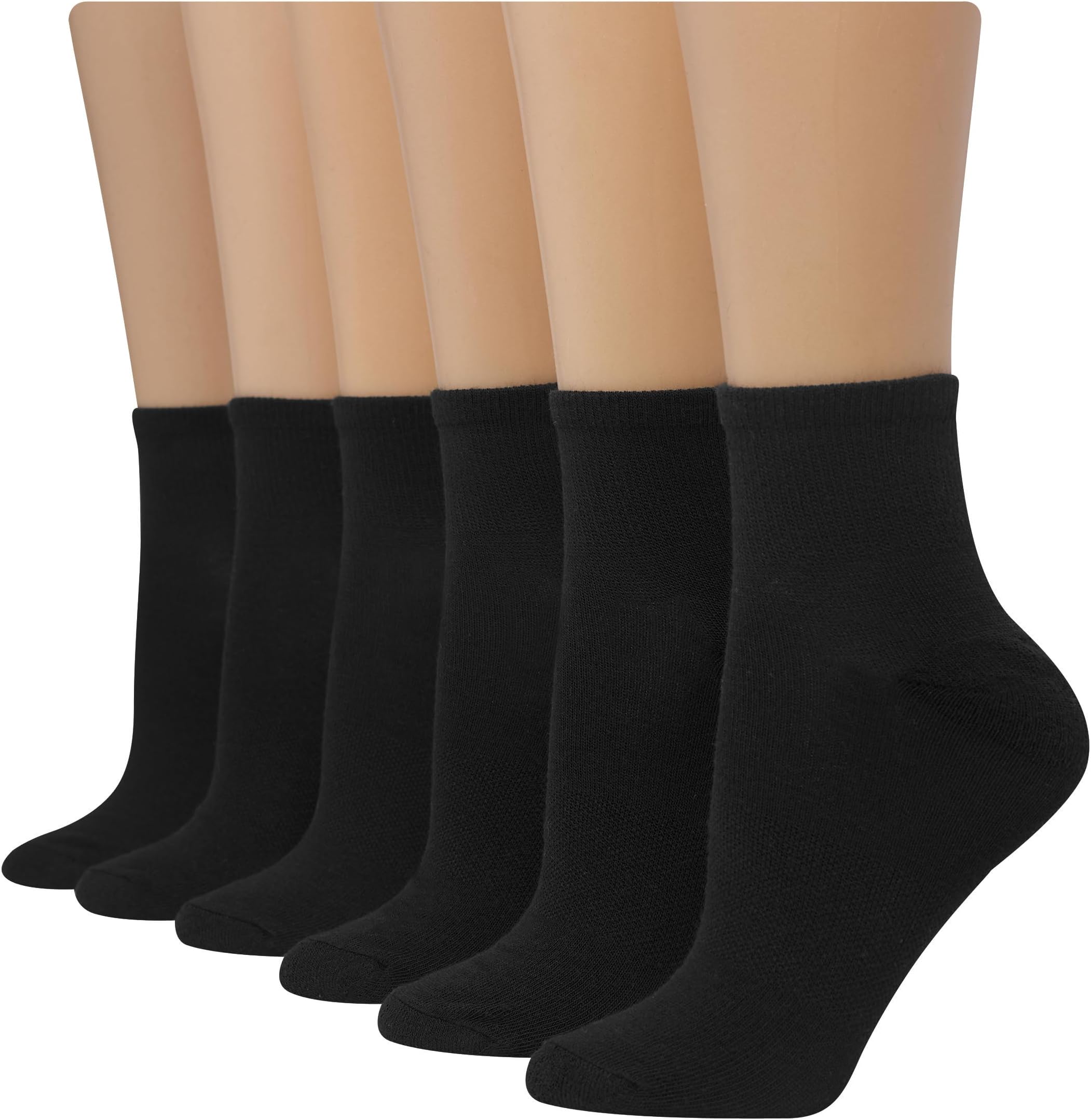 Women's Hanes Women's 6-pack Sport Cool Comfort Ankle Casual Sock (pack of 6)