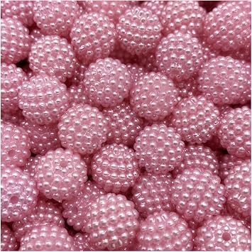 Round Bayberry Beads 20pcs 12mm Bubble Beads Acrylic Spacer Beads Jewelry Making Kits for Adults
