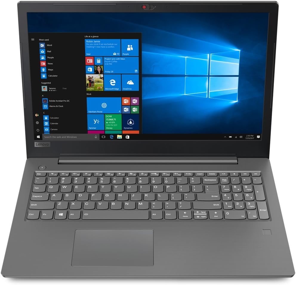 Lenovo V330 (81AX00H6US) 15.6" Laptop Computer - Gray Intel Core i5-7200U Processor 2.5GHz; 8GB DDR4 RAM; 1TB Hard Drive; Intel UHD Graphics 620