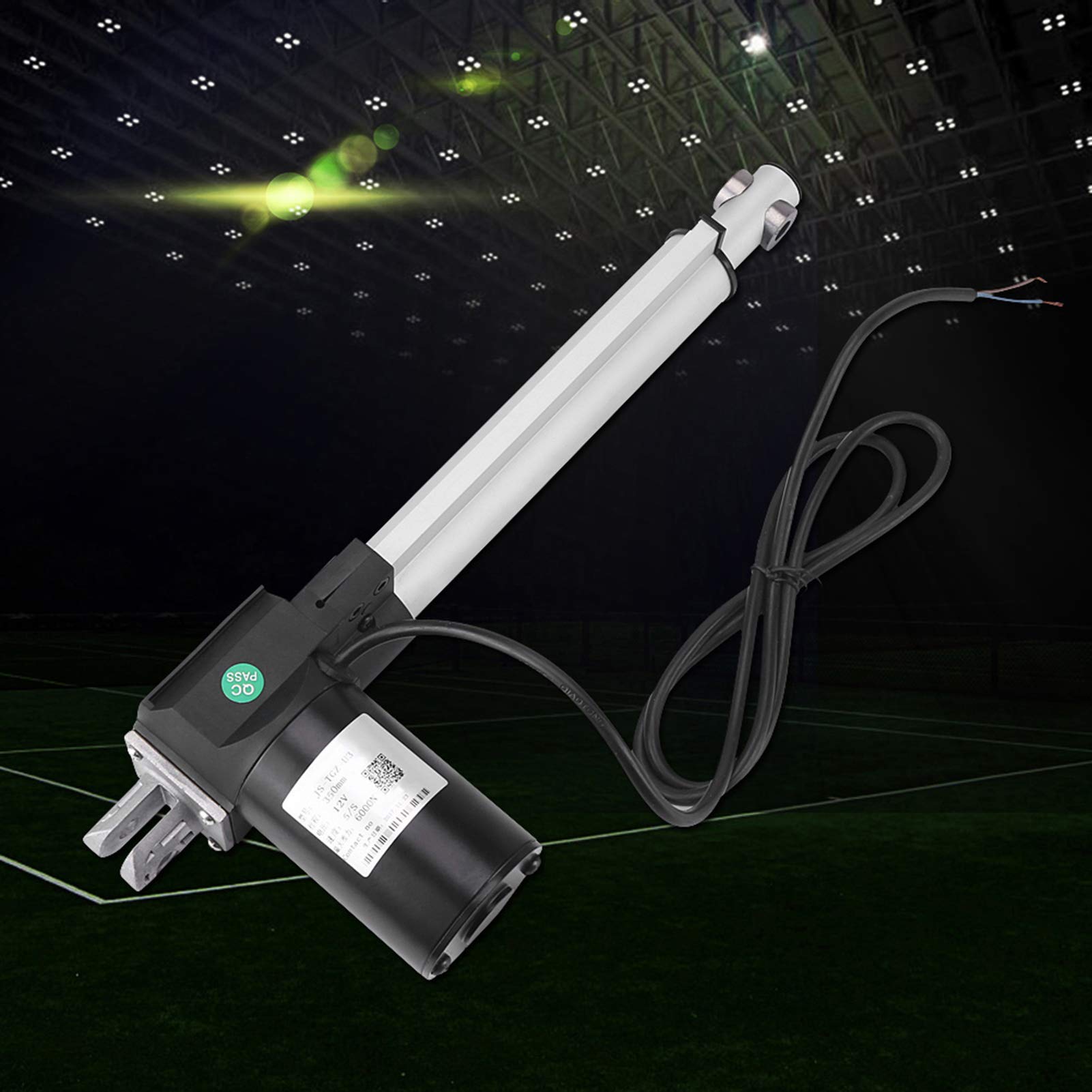 6000N Attuatore Elettrico Lineare Massimo di Sollevamento 12v con Energia Impressionante per Macchinari Automobilistici, Industriali e Domestici per un Utilizzo Versatile (350 mm)