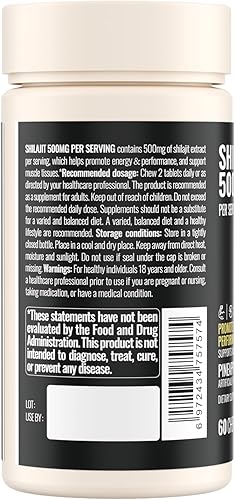 Miniatura 5 de Shilajit para hombres, fuerza extra 301, máxima potencia, auténtico shilajit del Himalaya, apoyo inmunológico, energía y cognición, 60 mesas
