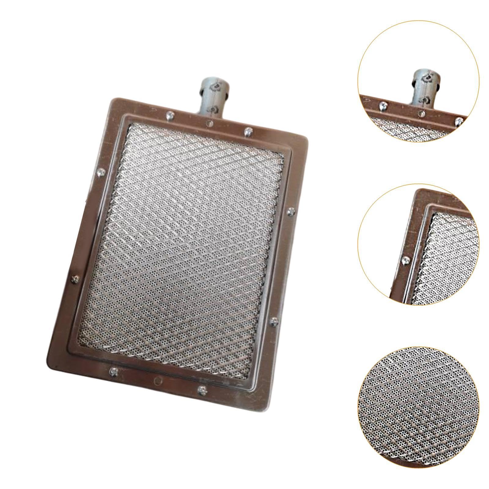 Quemador Infrarrojo de Gas para Barbacoa, Quemador de Calefacción, Accesorios Metálicos Searbrenner, Quemador de Gas para Cocinar en Viajes de Camping, 22cmx17cm