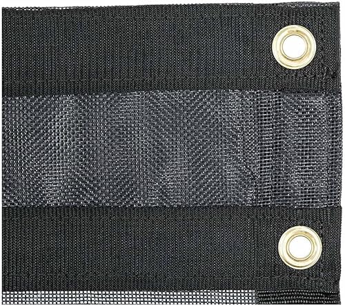 Miniatura 8 de Mytee Products Lona de malla para camión volquete de 8 x 14 pies con doble bolsillo y ojales de 5 pulgadas y 18 onzas, lona de remolque recubierta