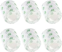 Vista 37 de IndigoCase Paquete de 6 vendajes autoadhesivos de 2 pulgadas, paquete variado de vendajes de color negro, cinta de agarre elástica, envolturas