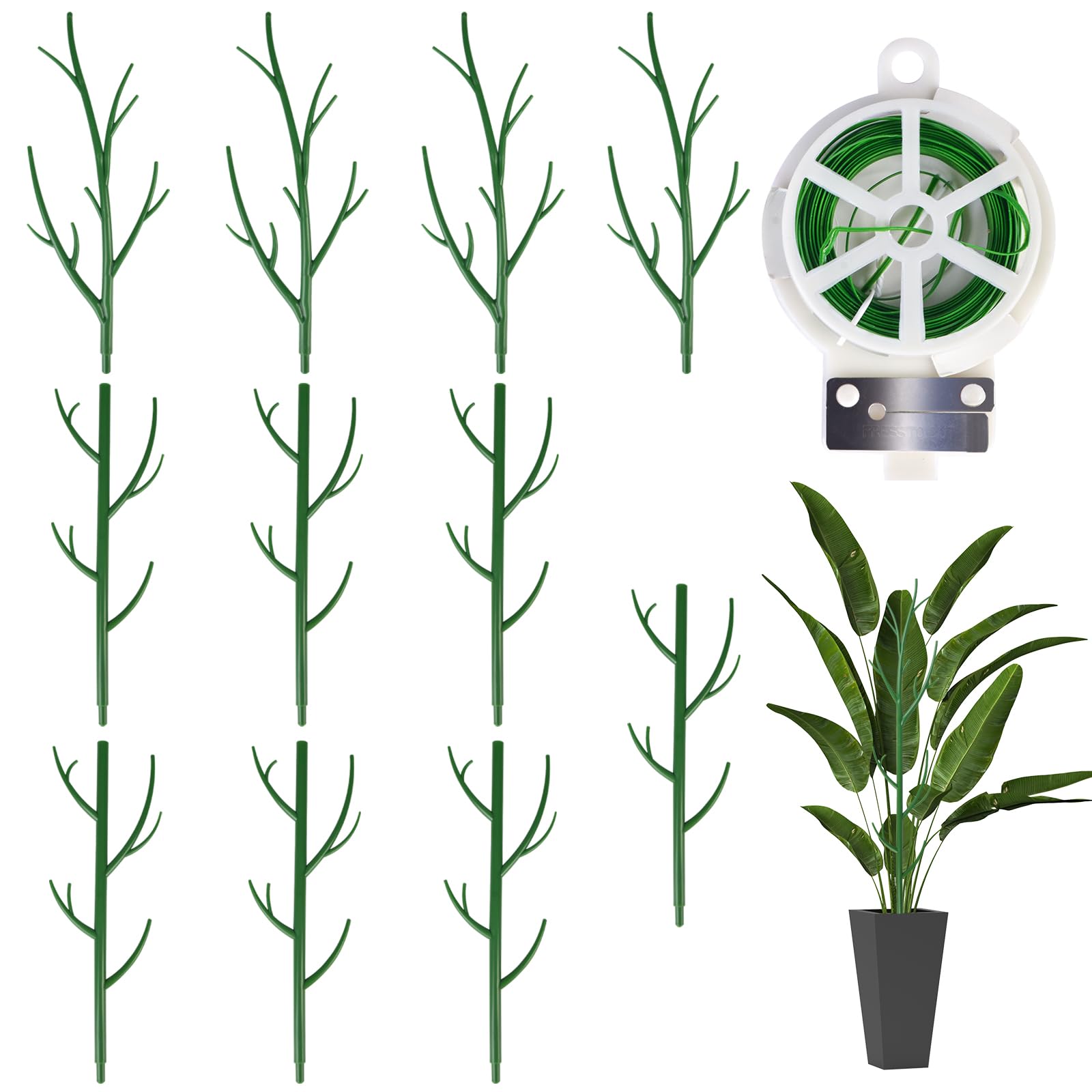 Tuteurs pour plantes de salon Monstera lot de 11 supports verticaux l gants de 181,4 cm