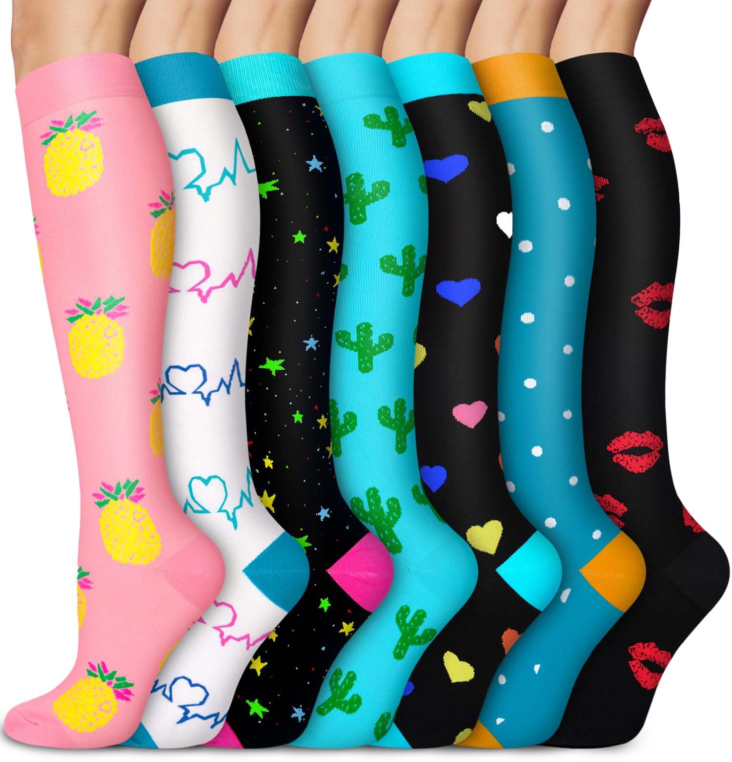 5 pares de calcetines de compresión antibacterianos de cobre para hombre y mujer, calcetines de tobillo para atletismo y viajes
