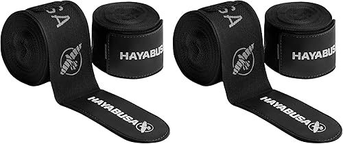 Miniatura 9 de Hayabusa Vendas de mano de boxeo de lujo para hombres y mujeres MMA, kickboxing y Muay Thai - 4 colores, 180 pulgadas Negro -,Negro/Oro,Azul,Rojo