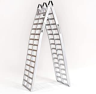 EmpireCovers Heavy Duty Aluminum UTV Ramp - 5.4' Long, 3,000 lb Weight Capacity (Sold as Pair) - coolthings.us