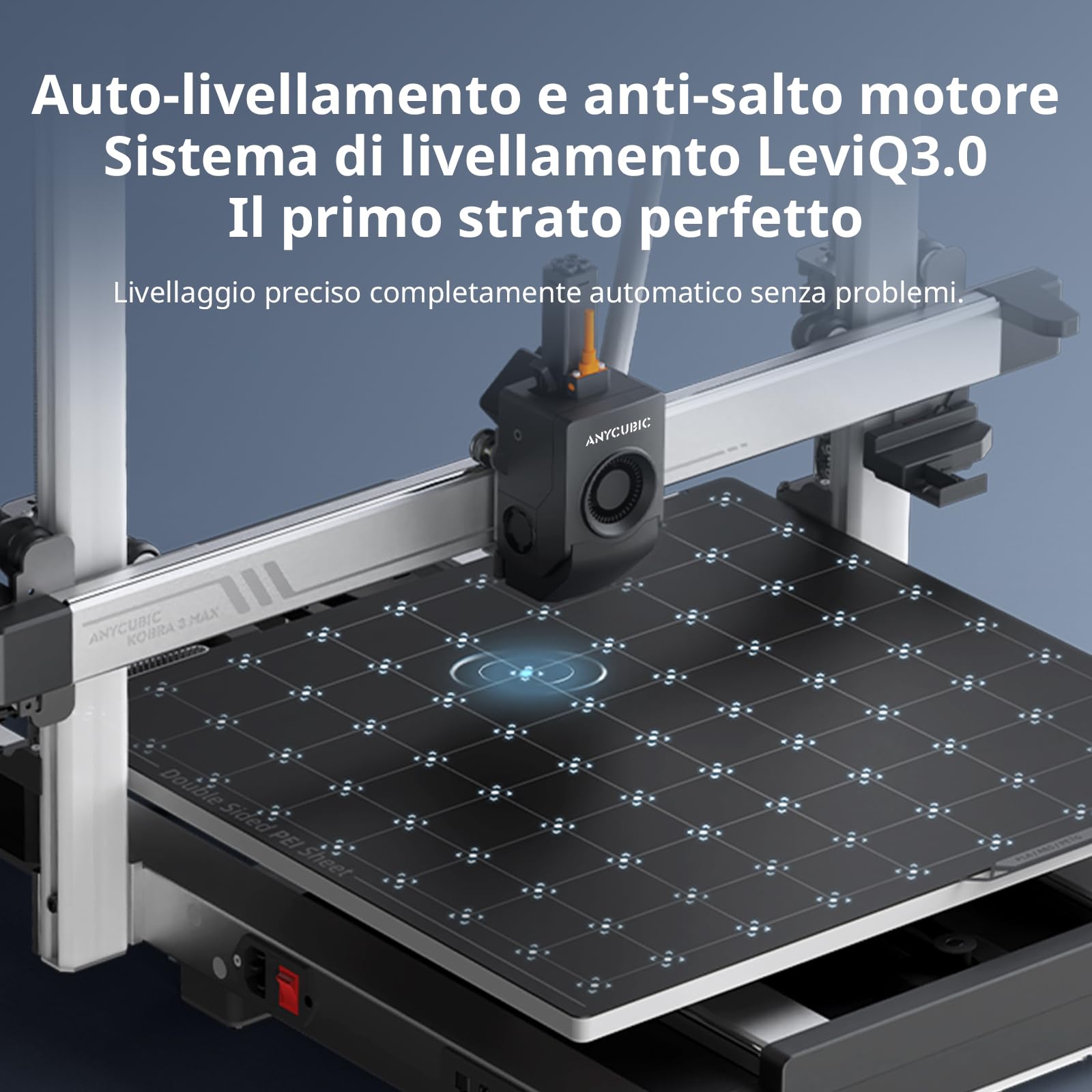 ANYCUBIC Kobra 3 Max Combo Stampante 3D, 420 * 420 * 500mm Mega-Scale Build Volume, Stunning 4 o 8 Colori di Stampa, Asciugatura e Stampa allo Stesso Tempo,Lavorare con tutti Principali Filamenti