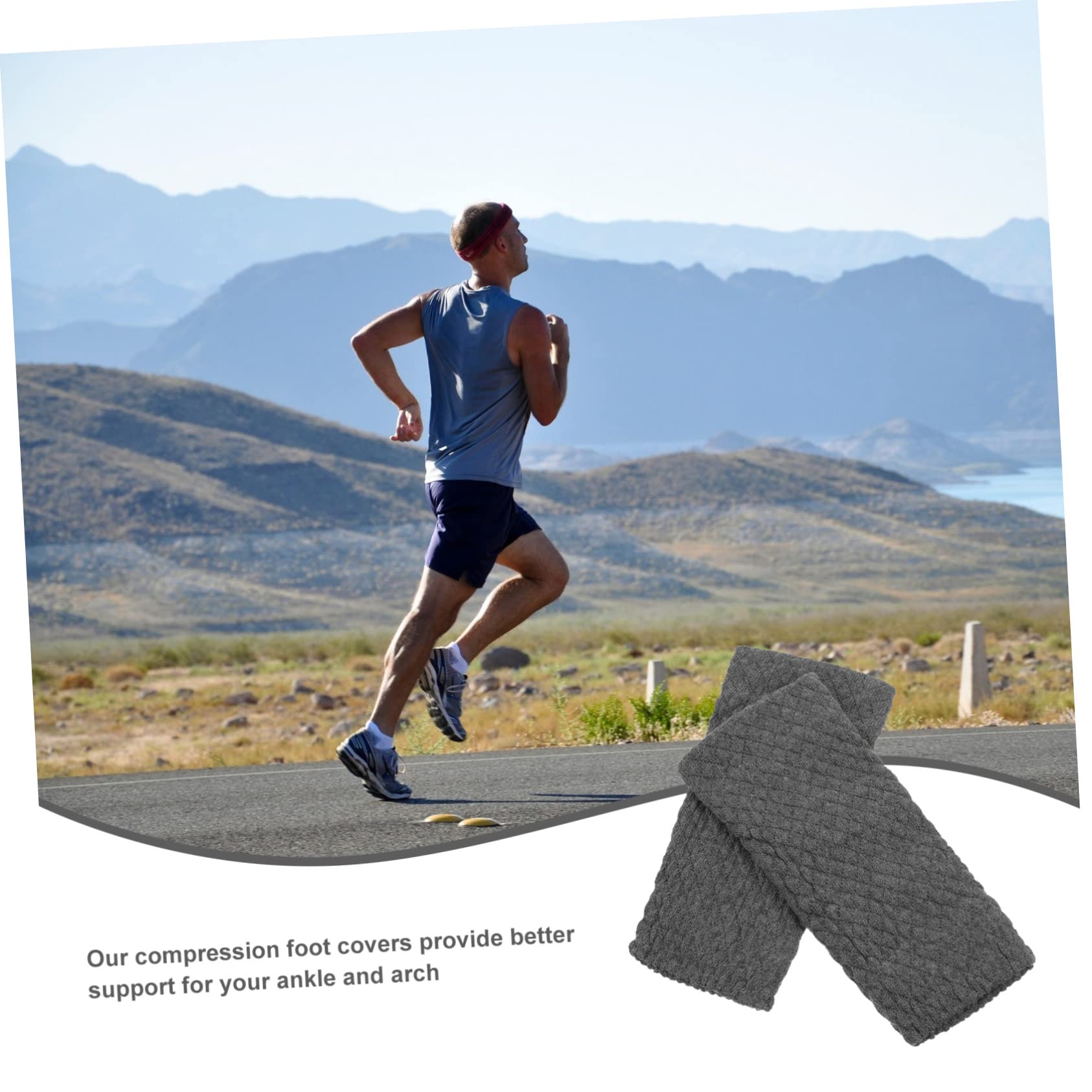 Beavorty Ankle Cover Elastic Support Breathable Ankle Brace for Running Basketball Gym Hiking and Sports Activities