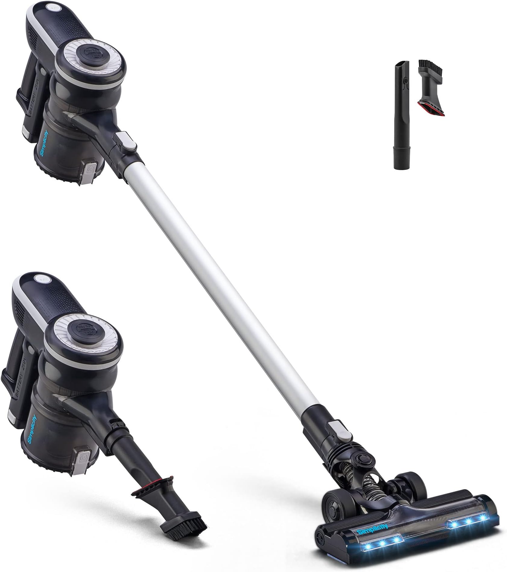 Simplicity Vacuums S65S Vacuum Cleaner Cordless Carpet and