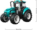 LEGO City Tractor Toy - Farm Vehicle Model Building Kit with a Farmer Minifigure - Birthday Gift Idea for 6+ Year Old Boys and Engineering Fans - 60498 - 8