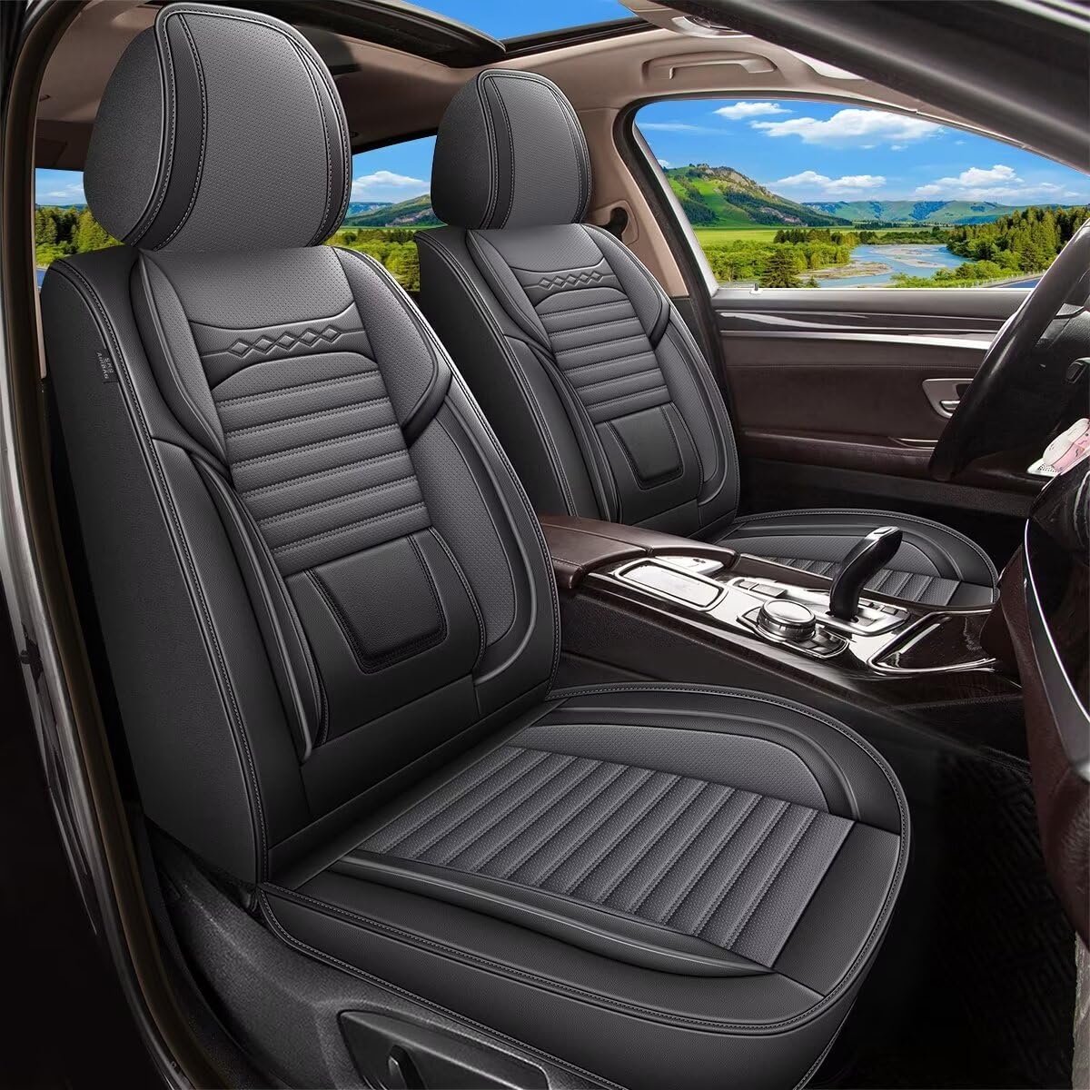 Amazon.com: DISUTOGO 2 Front Seat Covers Fit for Ford Escape 2001-2023