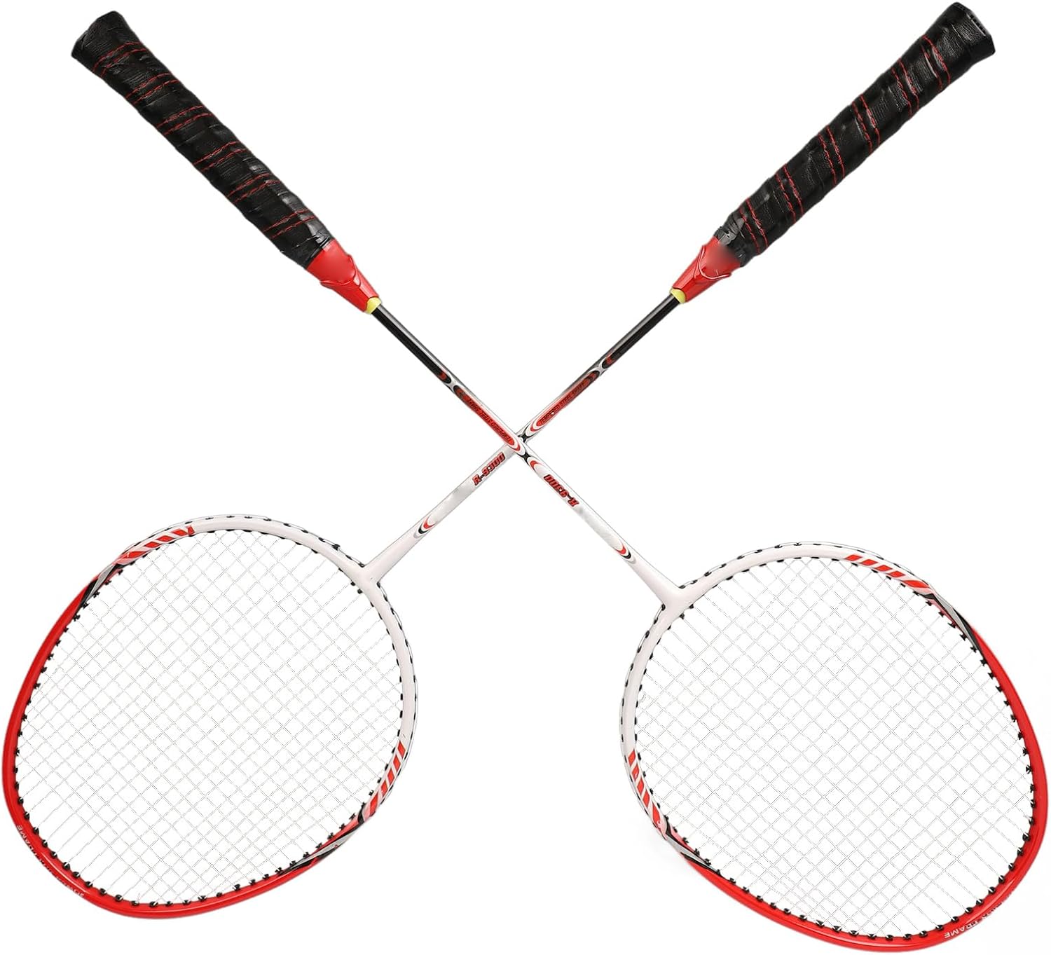Professional Lightweight Aluminum Alloy Badminton Racket Set for Kids Adults Practice Suit for Family Friends Gift