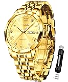 Watches for Men Diamond Business Dress Analog Quartz Stainless Steel Date Luxury Casual Fashion Wrist Watch Waterproof Luminous