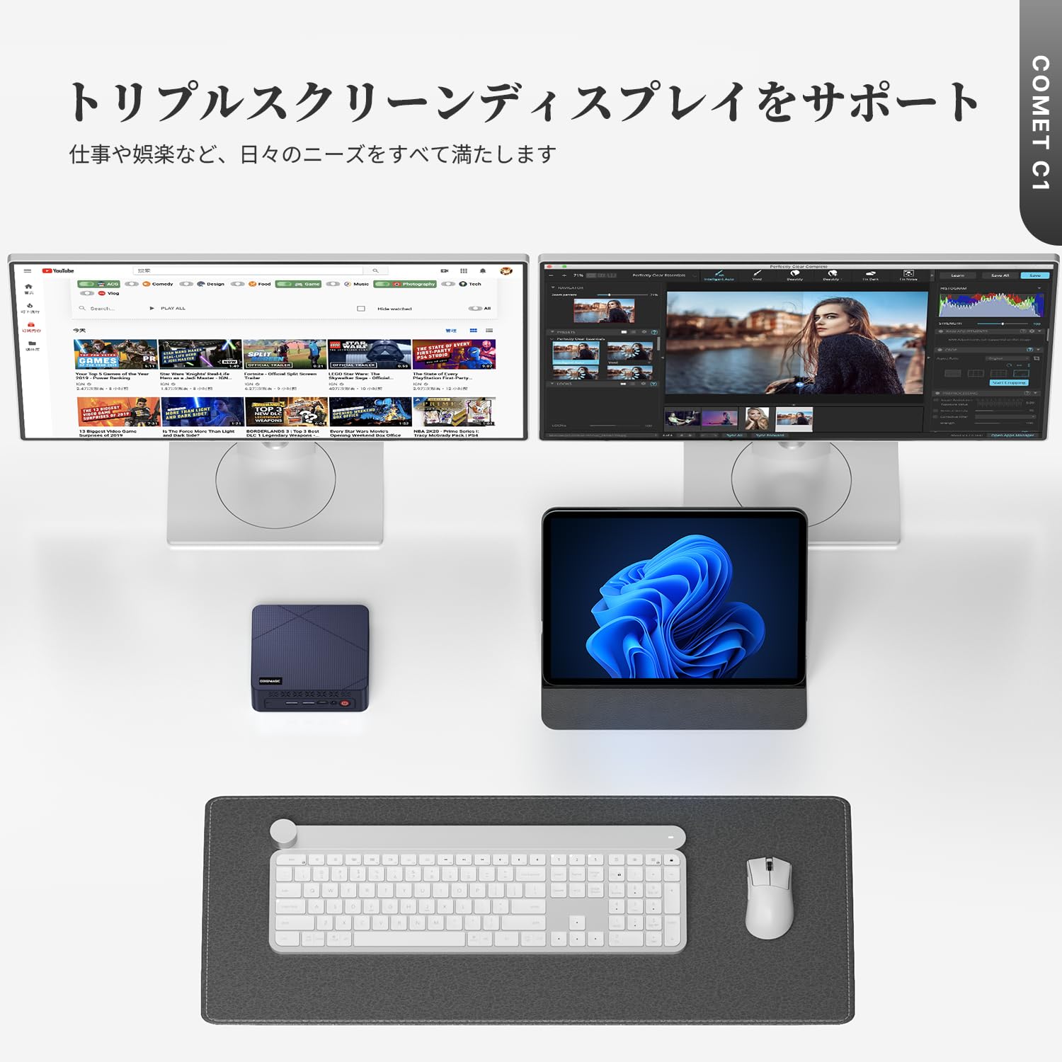 Amazon.co.jp: ミニPC ORIGIMAGIC N97 ミニパソコン 最大3.60GHz【N150