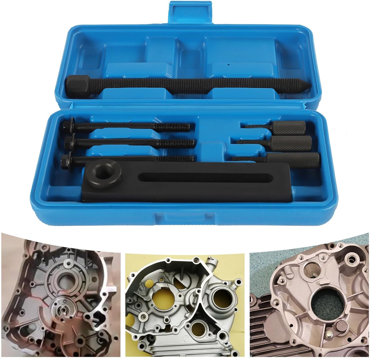 Crank Case Splitter Separator, Crank Puller Installer Tool Kit, Dirt Bike CrankCase Puller Installer, for Most 2-Stroke & 4-Stroke Crankcase Motorcycles