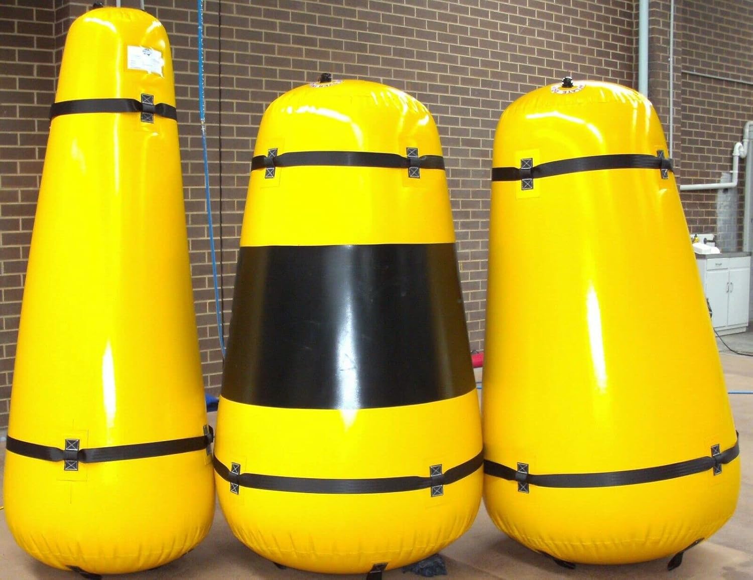 Inflatabe Commercial 0.7mm PVC Swimming Water Barrier Racing Marker Buoy W/Pump (Size: Small - 3x2ft.)