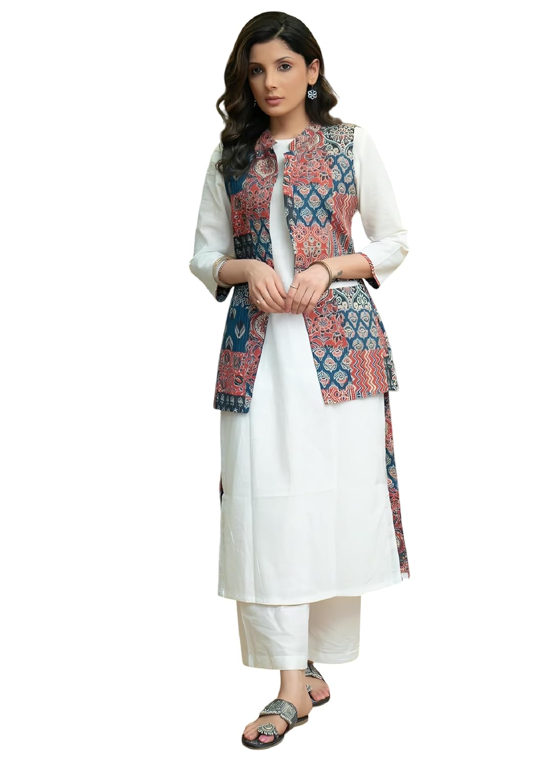 Women Co-Ord Set || Women 2 Pic Stylish Kurta Set with Jacket (118-A-B) Women Co-Ord Set || Women 2 Pic Stylish Kurta Set with Jacket (118-A-B)
