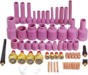 tig☺︎ RIVERWELD TIG Alumina Nozzles Ceramic Shield Cups 10N47 7# 7