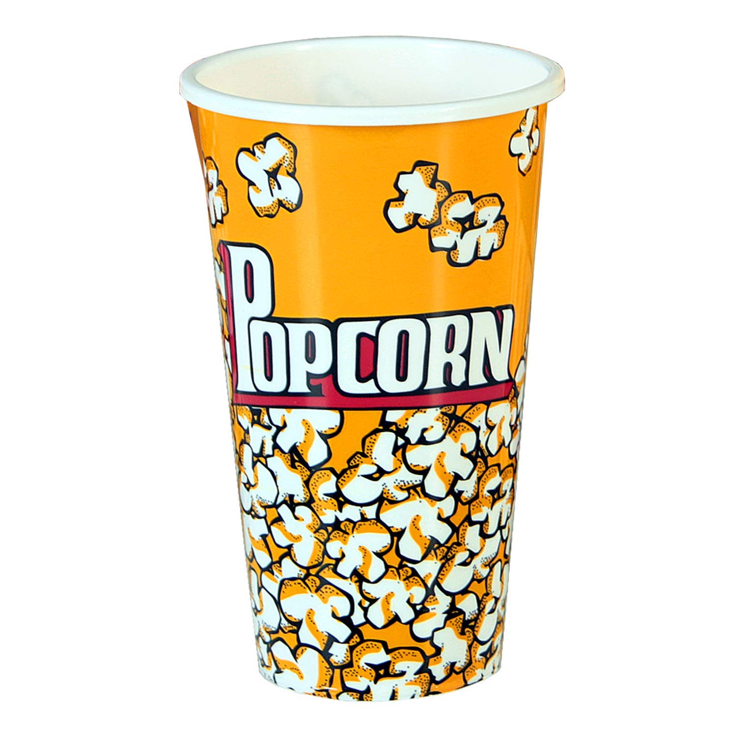Pots de pop-corn en mélamine durable DONREGALOWEB design gobelet rétro résistant lot de 6