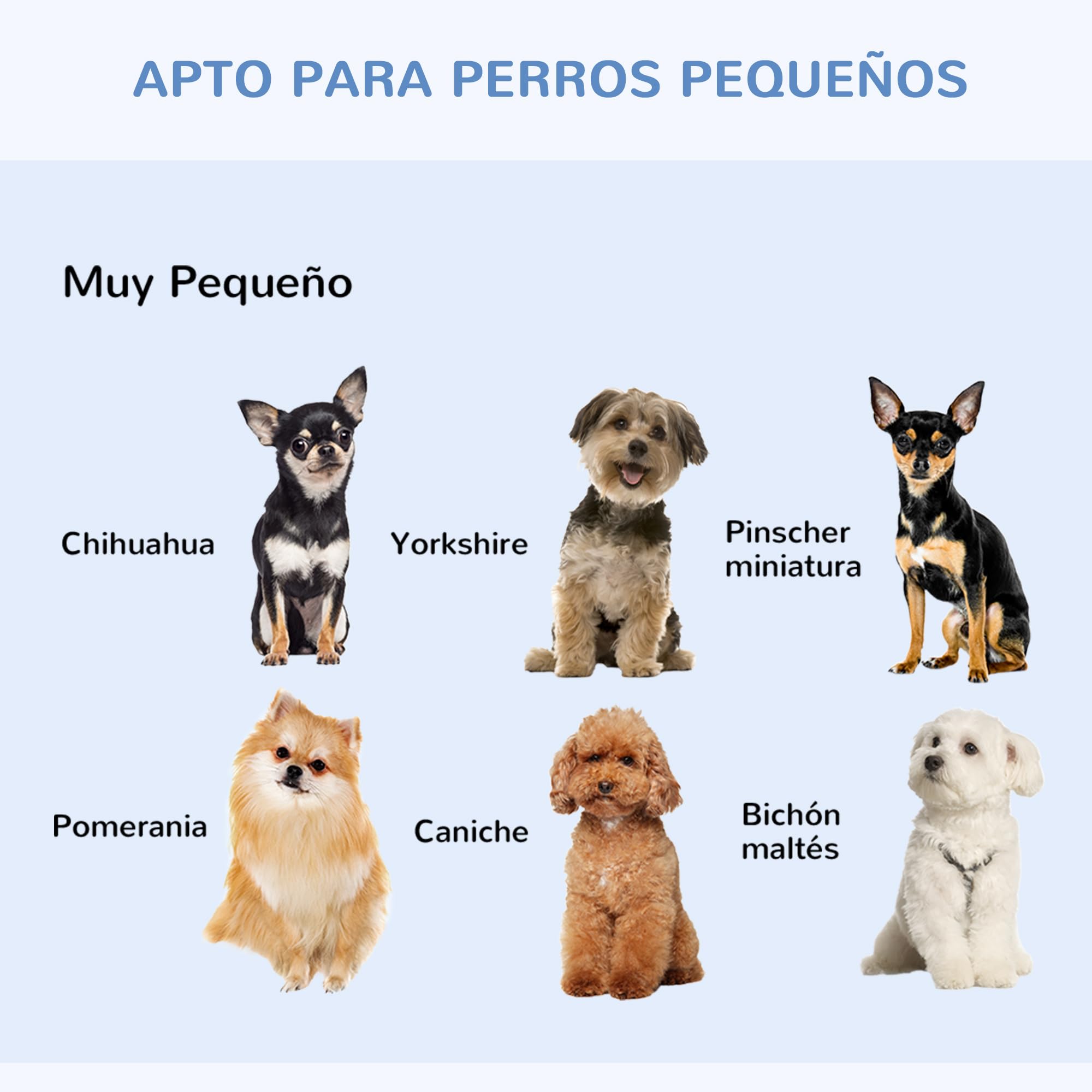 PawHut Jaula de Metal para Perros Plegable 60x43x49,5 cm con 2 Puertas Negro