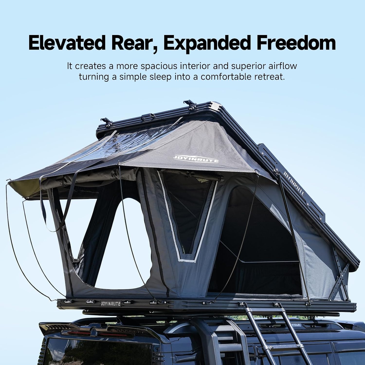 Aluminum Rooftop Tent for 4 Season Camping,Pop Up Hard Shell Roof Top Tent Hardshell for Jeep Truck SUV Car,2-3 Person