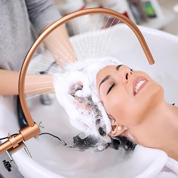 Head Spa Water Circulation Rack, Head Spa Equipment Frame with Metal Fixing The Retaining Rings, Shampoo Bed Accessories for Massage Salon Hair Treatment