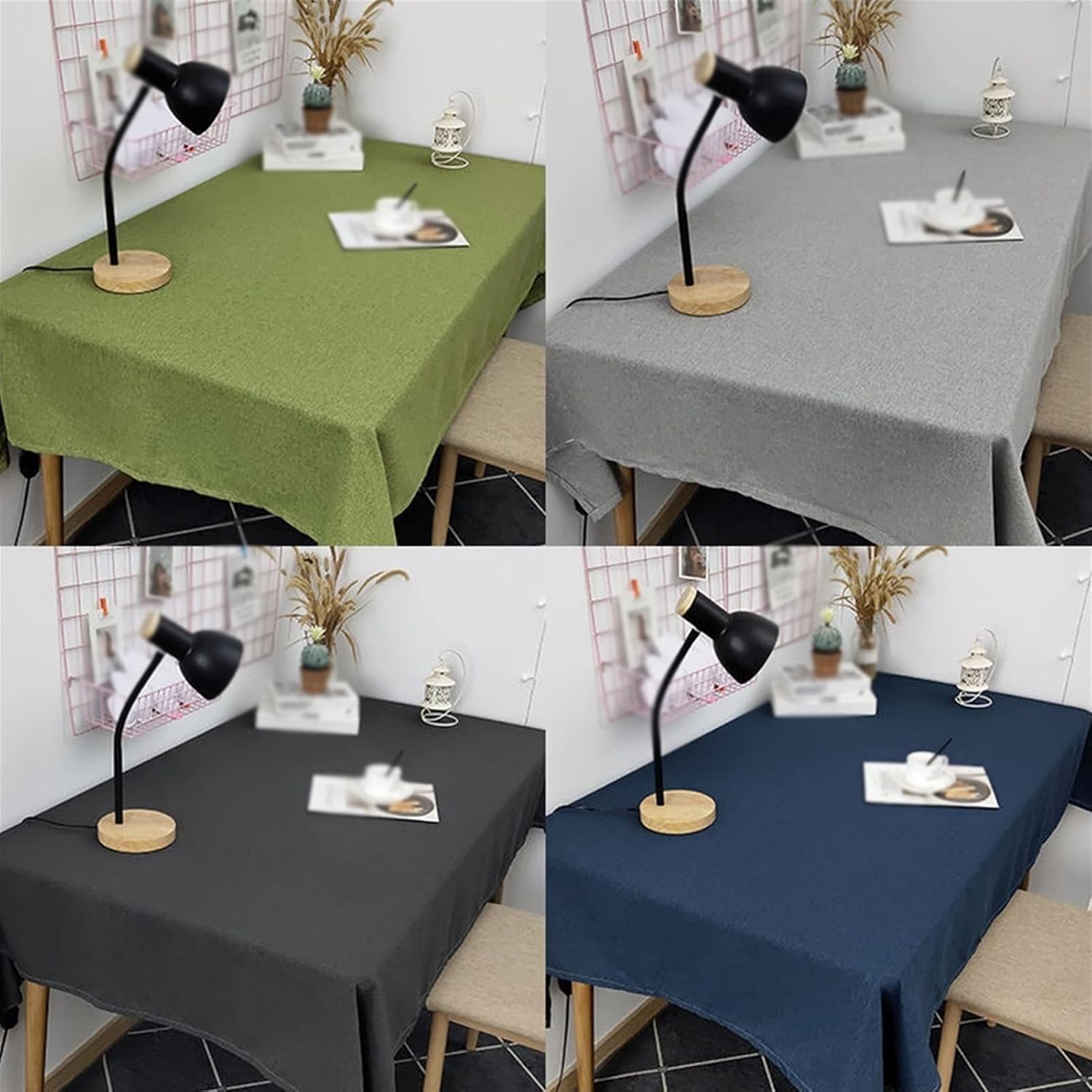 Pure Color Tablecloth Desk Coffee Table Table Cover Table Cover Rectangular Tablecloth Waterproof Tablecloth Party Decoration Tablecloth (Color : 26 Specification : 140 * 180cm)