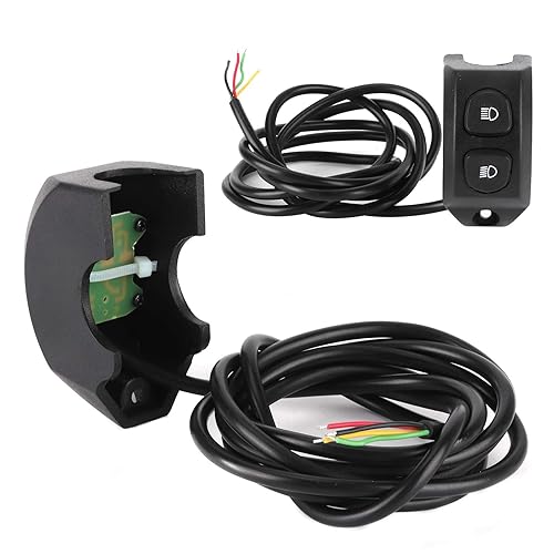 Miniatura 6 de Aramox Interruptor de luz antiniebla para R1200GS / R1250GS / F750GS / F850GS - Botón pulsador, negro, manual