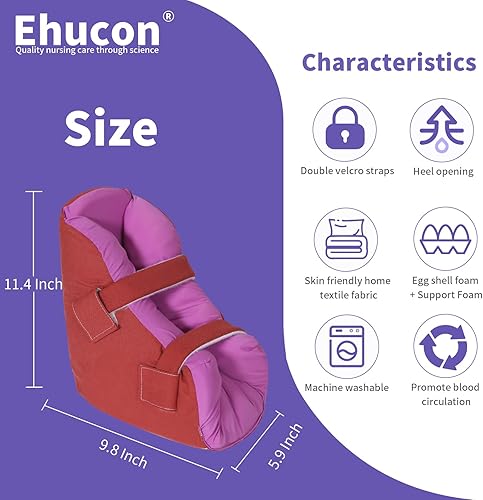 Miniatura 10 de Protector de talón de espuma para caja de huevos, cojín de almohada para úlceras por presión, almohada de pie para pacientes postrados en cama,