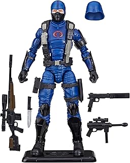 G.I. Joe Classified Series Retro Cardback Cobra Trooper, Collectible 6 Inch Action Figure with 9 Accessories