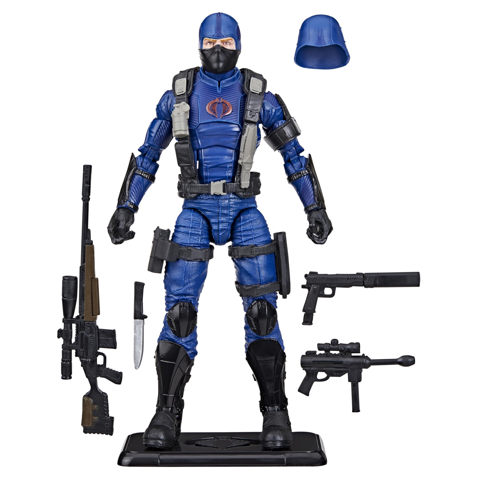 G.I. Joe Classified Series Retro Cardback Cobra Trooper, Collectible 6 Inch Action Figure with 9 Accessories