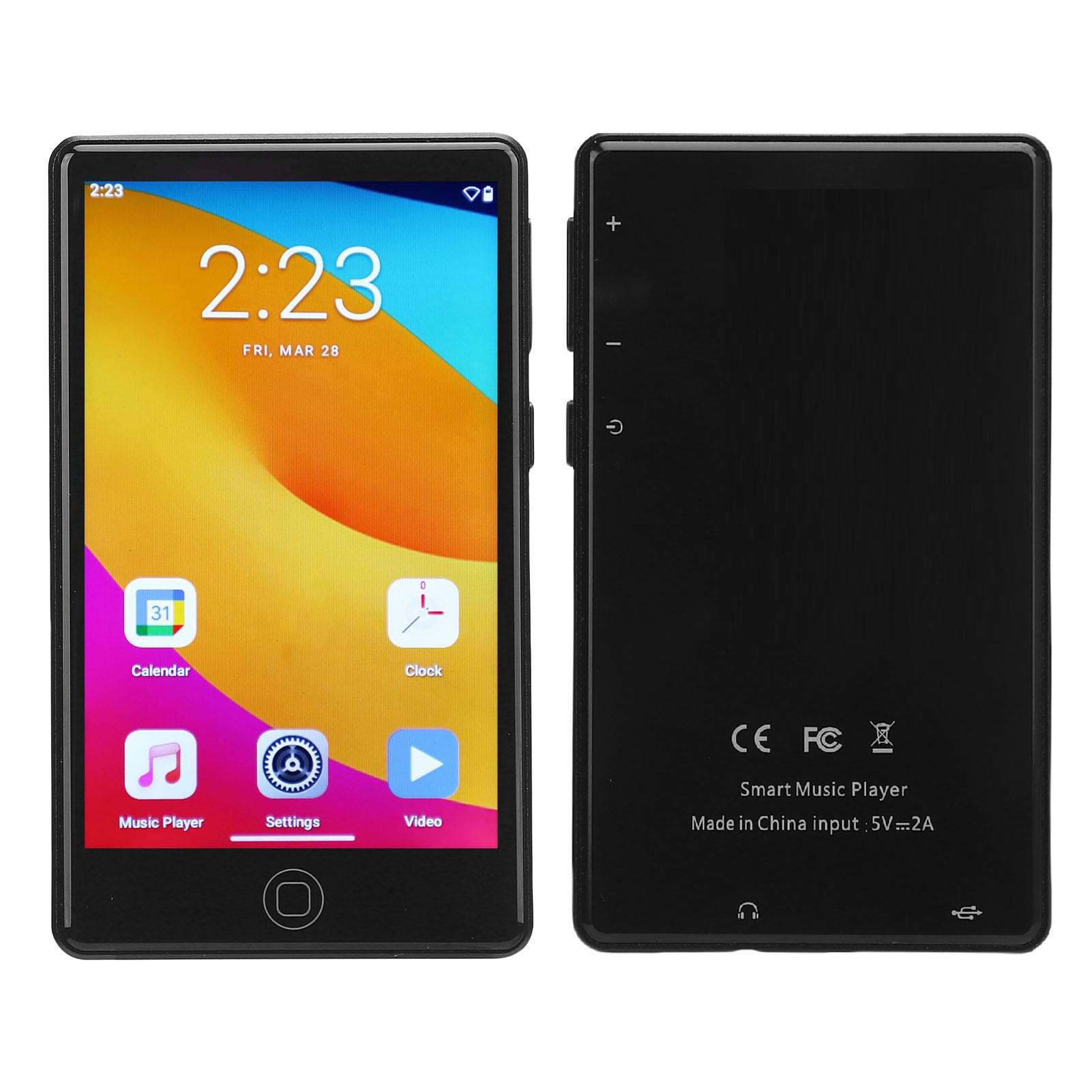 MP3 Player Bluetooth MP4 Player with Streaming Music Apps 4 Inch Touch Screen 64GB ROM 256GB Expandable Storage