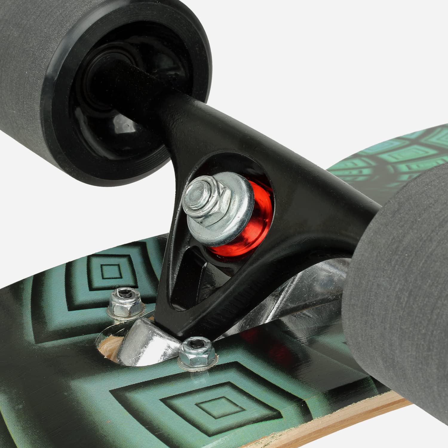 Longboard Camber avec roulement à billes en céramique Flex1 Drop Through Cruiser Freeride Skate complet avec outil en T