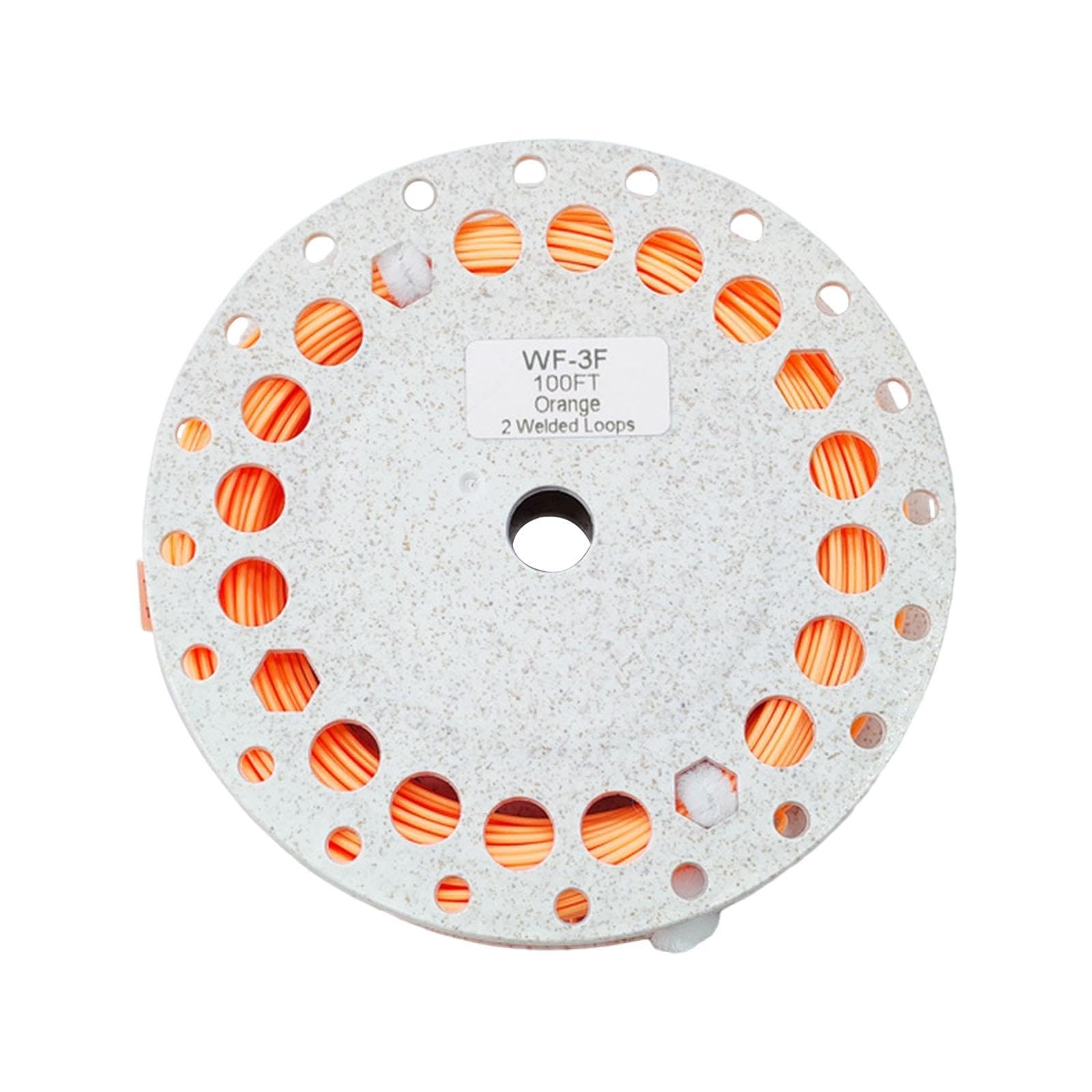 harayaa Fly Fishing Line Fish Line Fishing Accessories 100ft Weight Forward Floating Fly Lines, orange 3F