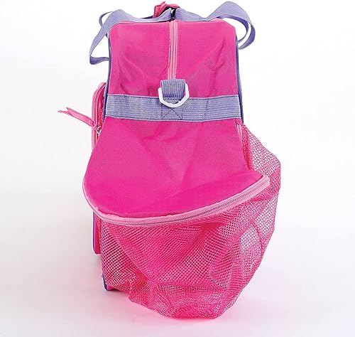 Miniatura 4 de Bolso de fútbol rosa para niños, 19 pulgadas de largo, bolsa de fútbol para niñas