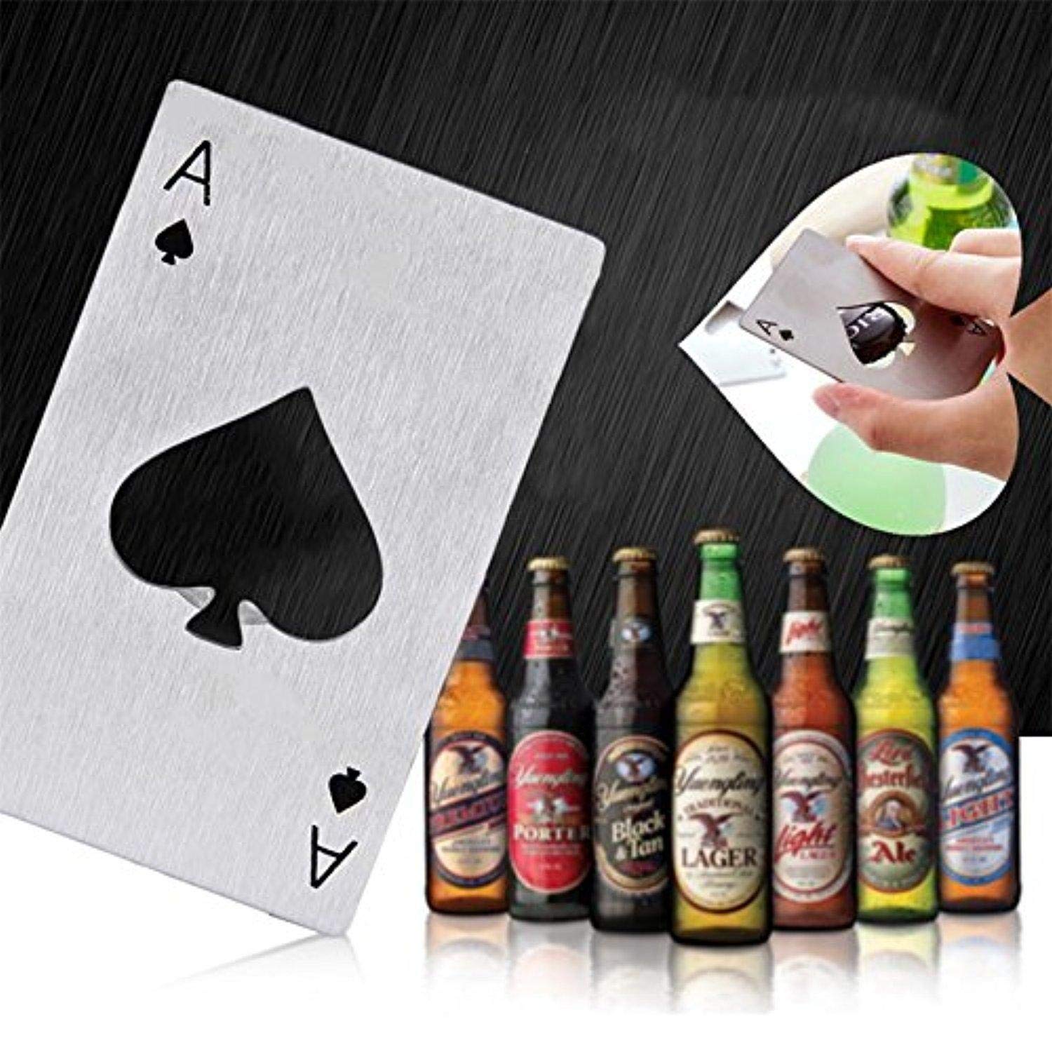 PRO365 Casino Poker Bottle/Bar/Beer/Soda Steel Opener Credit Card Size - Image 3 thumbnail
