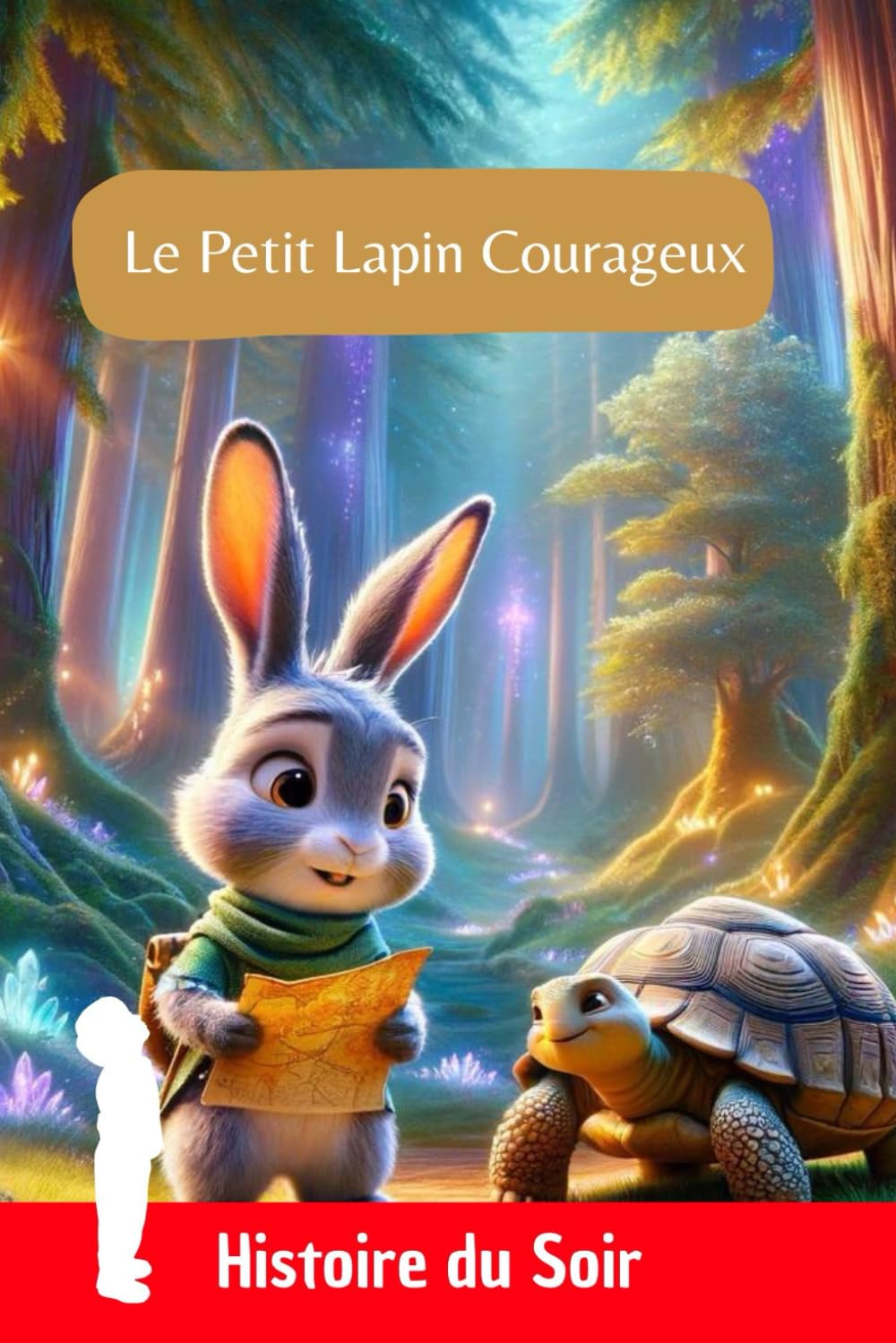 Le Petit Lapin Courageux: Histoire du Soir : Tome 8 pour s'endormir avec doudou