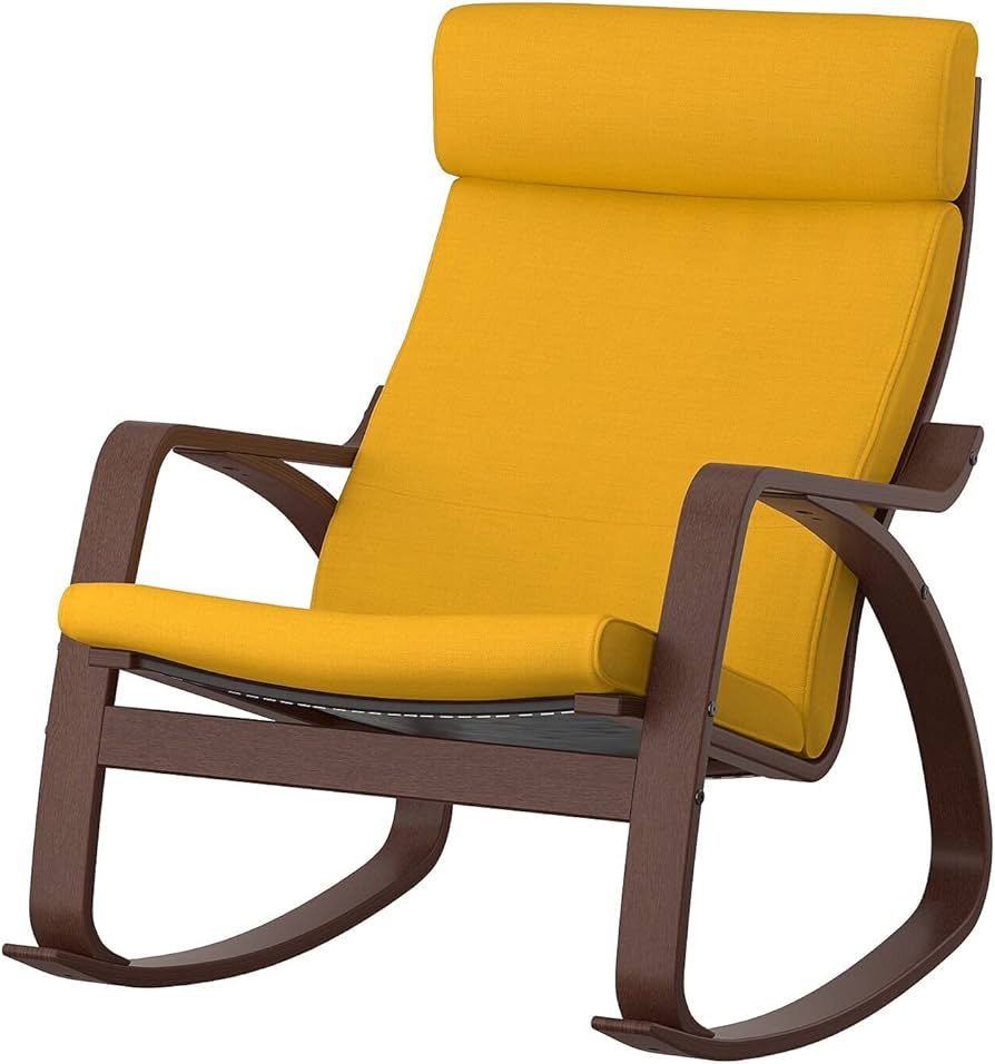 IKEA イケア ポエング　ブラウン/イエロー Amazon｜IKEA/イケア POANG/ポエング：ロッキングチェア